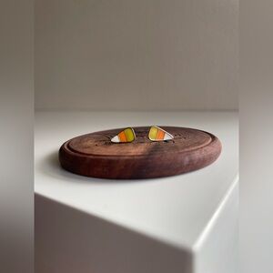 Candy Corn Earrings